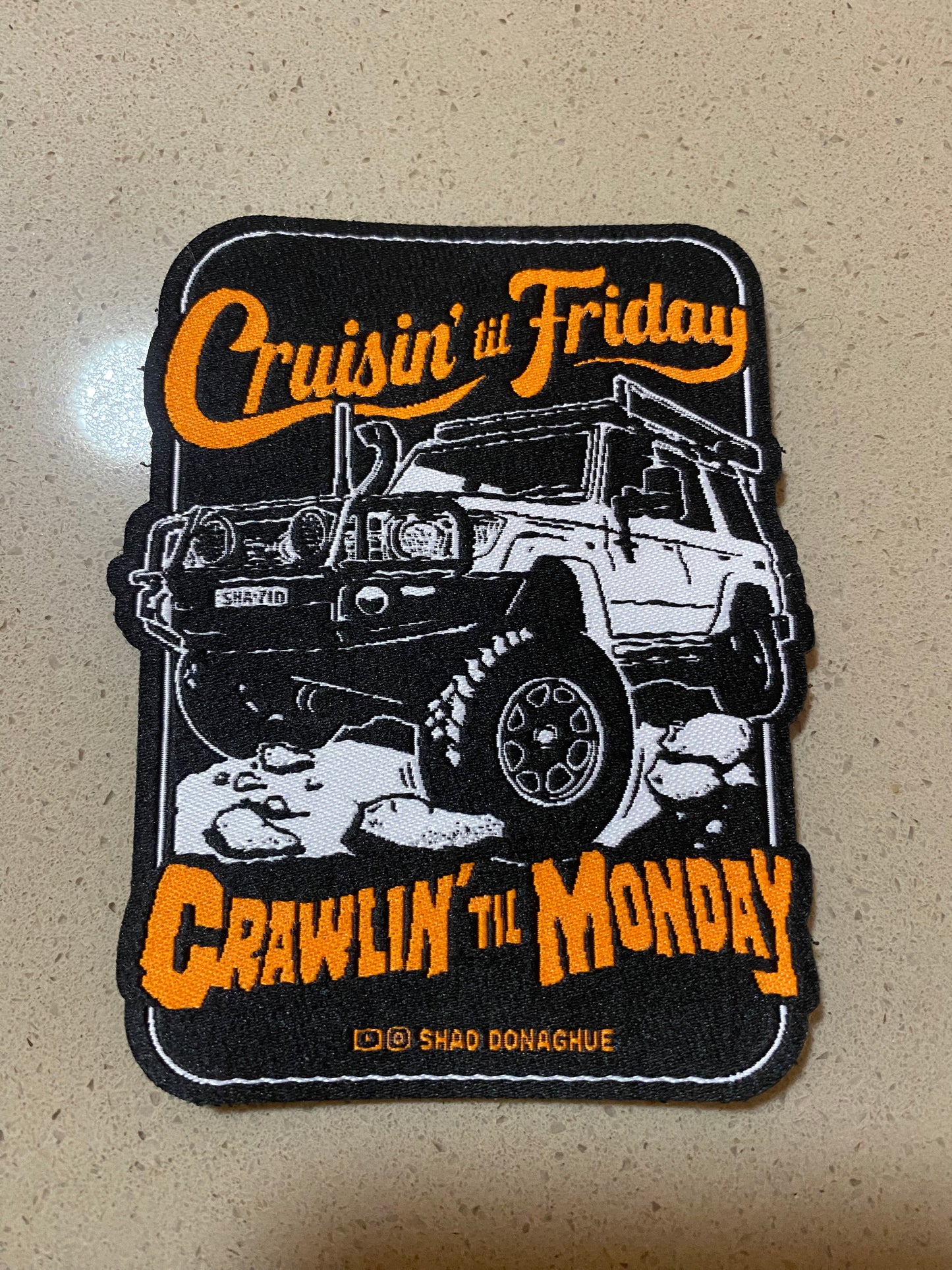 Cruisin til Friday Velcro patch