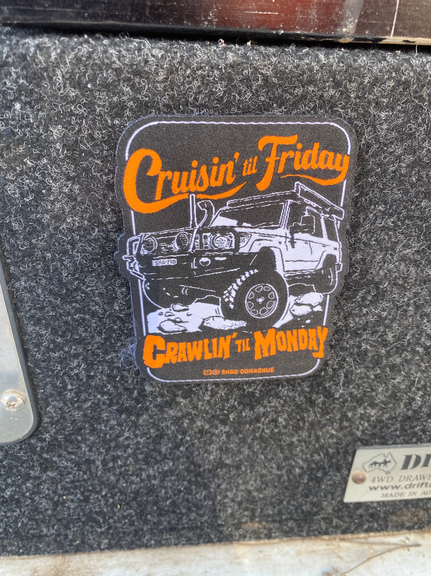Cruisin til Friday Velcro patch